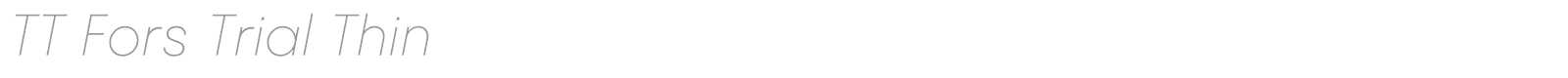 TT Fors font preview